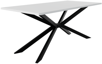 Lenart - Esstisch Tromso – 90x185 cm – Weiß