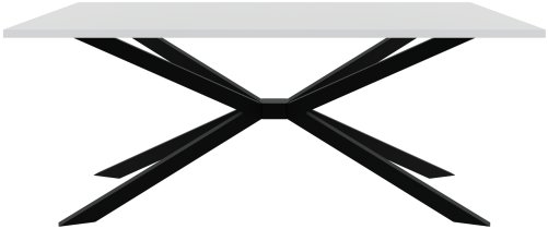 Lenart - Esstisch Tromso – 90x185 cm – Weiß