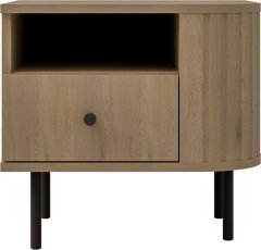 Nachttisch Ovalio – Eiche Cremona
