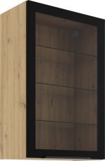 Oberschrank Stolarz - 60 GS-90 1F - Eiche Artisan/Schwarz