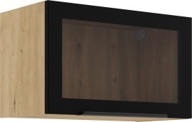 Oberschrank Stolarz - 60 GUS-36 MDF 1F - Eiche Artisan/Schwarz