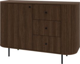 Kommode Ovalio 1F3S – Eiche Dunin