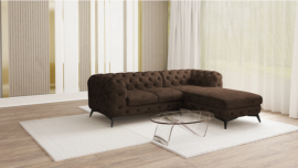 Ecksofa Chelsea 2+OT - Stoff Preston