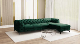 Ecksofa Chelsea 3+OT - Stoff Enjoy, Riviera