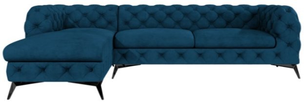 L - Riviera 81 Beine Schwarz Matt