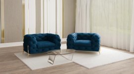 Sessel Chelsea Bis - Stoffe Enjoy, Riviera