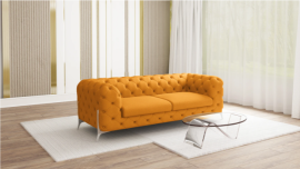Großes Zweisitzer-Sofa Chelsea Bis - 225 cm - Stoff Enjoy, Riviera
