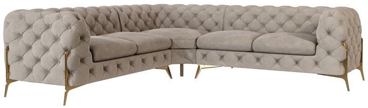 L - Riviera 16 goldene glänzende Beine