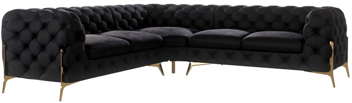 L - Riviera 100 goldglänzende Beine