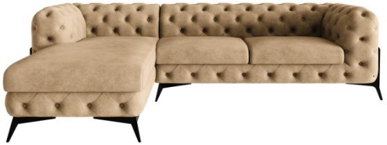L - Preston 21 schwarze matte Beine