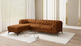Ecksofa Chelsea Bis 2,5+OT - Stoffe Preston