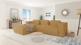 Ecksofa Cloe - Stoff Poso 001