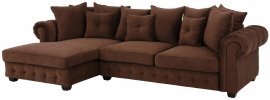 Ecksofa Leicester - Stoff Cosmic 70