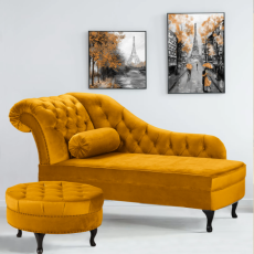 Hocker Pako - Stoff Enjoy, Riviera