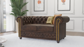 Ausziehbare Couch York - Stoffe Gobi