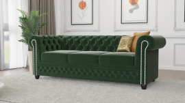 Ausziehbare Couch York - Stoffe Riviera
