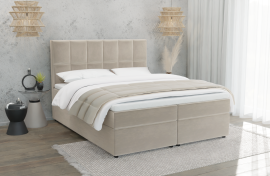 Boxspringbett Flip - 200x200 cm - Stoff Riviera