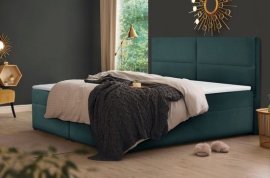 Boxspringbett Rico - 160x200 cm - Stoffe Monolith, Vogue