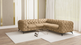 Ecksofa Chelsea 2+C+2 - Stoffe Nobilia, Preston