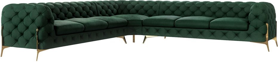 Riviera 38 goldglänzende Beine