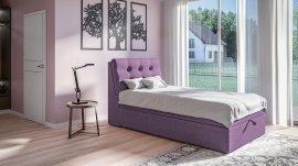 Boxspringbett Daisy - 120x200 cm - Stoff Enjoy