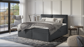 Boxspringbett Jake - 180x200 cm - Stoff Enjoy