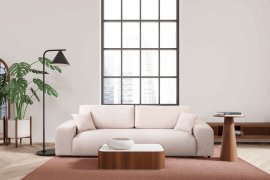 Großes Sofa Justin - Stoff Blur