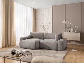 Ecksofa Puffy – Stoffe Cremona, Wind