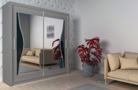 Kleiderschrank mit Schiebetüren Batumi 120 - grau