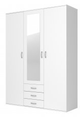 Kleiderschrank Ozyrys 150 - weiß