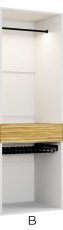 Modul B für den Kleiderschrank Massimo