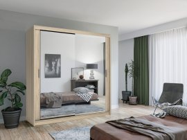 Kleiderschrank Lux 203 cm - Sonoma Eiche