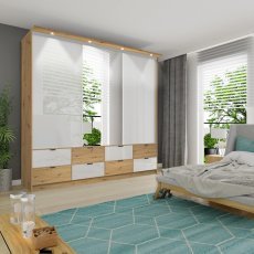 Kleiderschrank Malaga LED - 250 cm