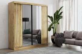 Kleiderschrank Molli 200 cm - Wotan Eiche