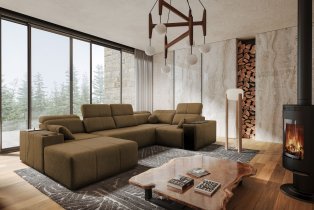 Brattex - Wohnlandschaft in U‑Form Mindy IV