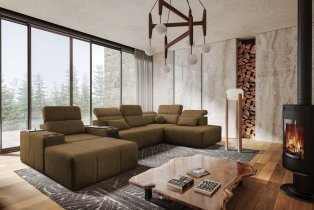 Brattex - Wohnlandschaft in U-Form Mindy V