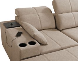 Brattex - Wohnlandschaft in U-Form Mindy VI