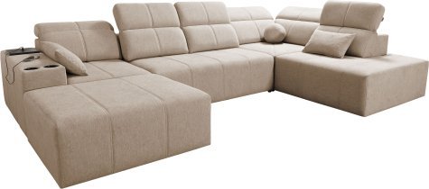 Brattex - Wohnlandschaft in U-Form Mindy VI