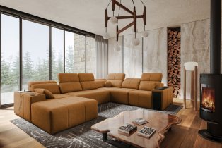 Brattex - Wohnlandschaft in U-Form Mindy VIII