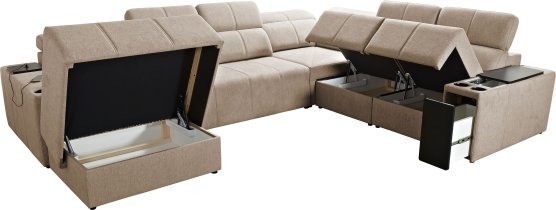 Brattex - Wohnlandschaft in U-Form Mindy VIII