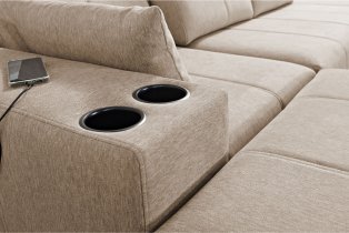 Brattex - Wohnlandschaft in U-Form Mindy VIII
