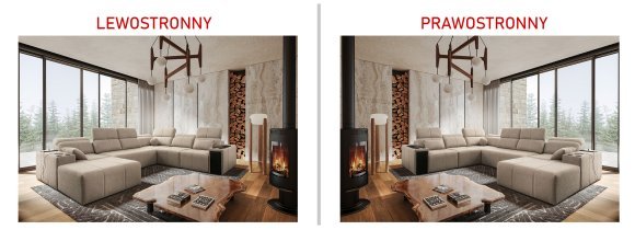 Brattex - Wohnlandschaft in U-Form Mindy VIII