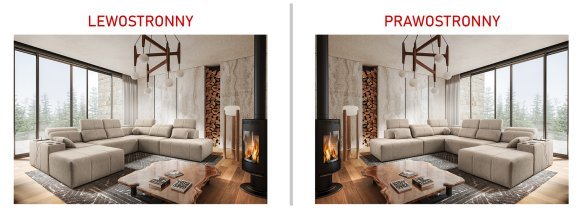 Brattex - Wohnlandschaft in U-Form Mindy X