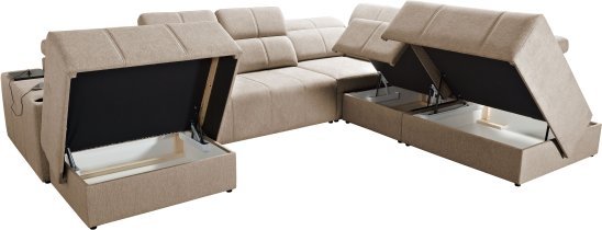 Brattex - Wohnlandschaft in U-Form Mindy X