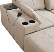 Brattex - Wohnlandschaft in U-Form Mindy X