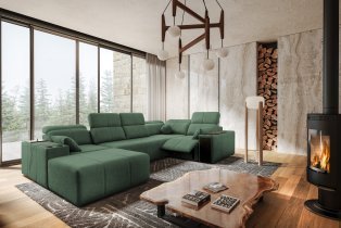 Brattex - Wohnlandschaft in U-Form Mindy IV Mix