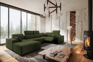 Brattex - Wohnlandschaft in U-Form Mindy IV Mix