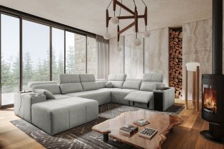 Brattex - Wohnlandschaft in U-Form Mindy VIII Mix