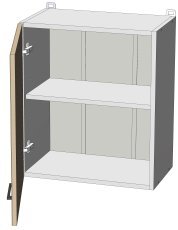 Oberelement Sunrise Premier - W-50/57 - Korpus Milcheiche