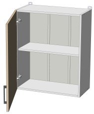 Oberelement Kvadris - W-60/72/1 - Korpus Venge